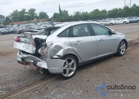 2013 Ford Focus Titanium from USA, damaged, VIN 1FADP3J25DL384141